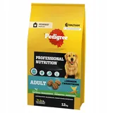 PEDIGREE PEDIGREE® Adult Professional Nutrition 12kg mit Geflügel und Gemüse - Trockenvollnahrung für ausgewachsene Hunde großer und mittlerer Rassen