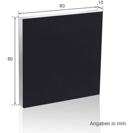 Longlife LED LED Treppenleuchte Eckig Schwarz