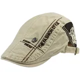 XRDSS Herren Trendige Unisex Flatcap Golfermütze Schieber Gatsby Schirmmütze (Beige) - Einheitsgröße