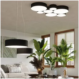 LEDKIA Arena 3-flg. 45 cm rund schwarz