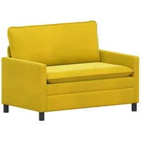 vidaXL Sofa Set 2 pcs Gelb Samt