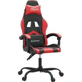 vidaXL Gaming-Stuhl Schwarz und Rot PC