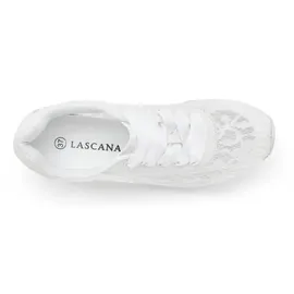 LASCANA Sneaker Damen weiß Gr.42