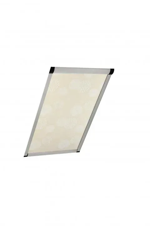 Roto ZRV Rx Designo Classic Verdunkelungsrollo 6x/84H 05/07 M AL V51 Blumen-beige