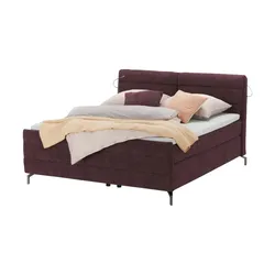pop Boxspringbett ¦ lila/violett ¦ Maße (cm): B: 168 H: 116