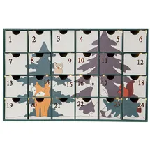Star Trading Beleuchteter Weihnachtskalender Forest Friends mehrfarbig