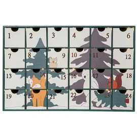 Star Trading Beleuchteter Weihnachtskalender Forest Friends mehrfarbig