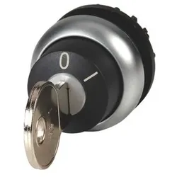 Schlüsselschalter 2stuf rnd ø22,5mm Schaltfunktion verrastend
