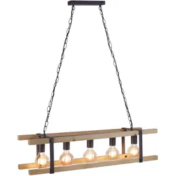 Hängeleuchte WOODY - braun