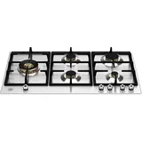 Bertazzoni Gaskochfeld Professional P905LPROX 90 cm Edelstahl