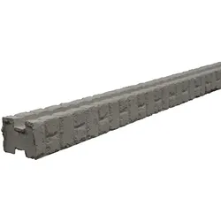 MR-Shop Betonzaun Klassik-Stein Zwischenpfosten, 2.450 mm