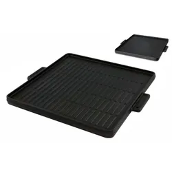 ILSA Doppelseitige Grillpfanne aus Gusseisen 38x38 cm