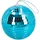 Boland - Glänzende Discokugel, Durchmesser ca. 15 cm, Disco Fever, Hängedeko, Dekoration für Party oder Silvester, Hellblau