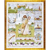 Design Works Crafts Kreuzstich Stickpackung Psalm 23, Zählmuster