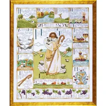 Design Works Crafts Kreuzstich Stickpackung Psalm 23, Zählmuster