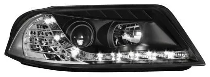 Klarglas-Scheinwerfer DAYLINE VW PASSAT B5.5 (01-05) - schwarz