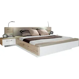 Forte Rondino 180 x 200 cm Beige/Weiß