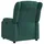 vidaXL Relaxsessel Dunkelgrün Stoff 92 x 98 x 0 cm Grün mit Liegeposition