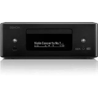 Denon RCD-N12DAB Kompaktanlage, HiFi Verstärker, CD-Player, Internetradio, Musikstreaming, HEOS Multiroom, Bluetooth und WLAN, AirPlay 2, Alexa Ko...