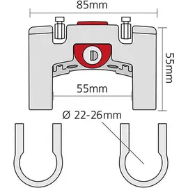 KLICKfix Lenkeradapter abschließbar