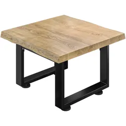 PM Bistro Lounge Tisch | 70x70xH41cm | Eiche/ Schwarz