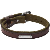 Fossil Everett Armband Leder Metall braun JA7315998 Größe 18