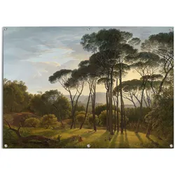 Reinders! Poster »Italienische Landschaft«, leichtes und wasserfestes Gartenposter für den Außeneinsatz Reinders! Farbe Bild(er): grün