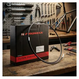 Promax Schaltzug Schalthüllenbox 4mm schwarz 30m