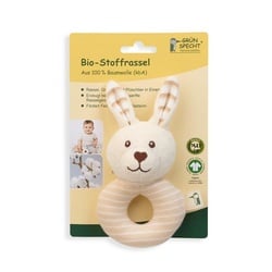 Grünspecht Bio-Stoffrassel Hase