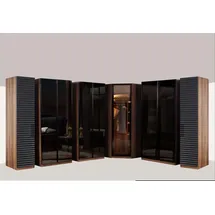 aea Eckschrank 222,5 x 219 x 63 cm Braun