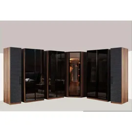 aea Eckschrank 222,5 x 219 x 63 cm Braun