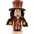 Christian Ulbricht GmbH Räuchermann Miniwichtel Schwarzwälder 15 cm Braun