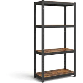 Songmics Schwerlastregal Holzwerkstoff 80 x 160 cm braun/schwarz