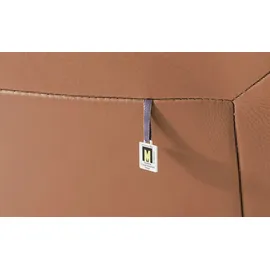KOINOR Relaxliege Leder 70 x 95 x 175 cm Braun elektrisch mit Kissen