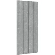 vidaXL Dachpaneel 12 Stk. 100 x 45 cm verzinkter Stahl silber