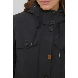 Oxmo Parka OXTala Damen Wintermantel Mantel gefüttert mit hochabschließendem Kragen, - S