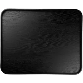 Asa Selection Wood, schwarz Tablett auf Fuß 45,5 x 36cm