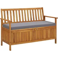 vidaXL Gartenbank 120 x 63 x 84 cm Braun