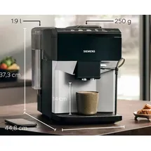 Siemens EQ.500 classic connect TP511R01 Daylight silver / Klavierlack schwarz