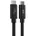 Next Typ-C Kabel 1 2m/4ft Schwarz