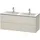 Duravit L-Cube 129x48,1x55cm, 2 Schub., wandhängend, Tau matt