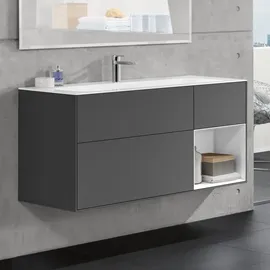 Villeroy & Boch Waschtischunterschrank 3 Auszüge 119,6 x 59,1 cm Grau