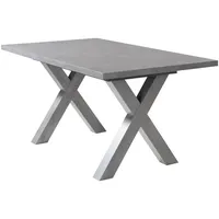 Self Esstisch KASIMIR, ausziehbar, - Schwarz