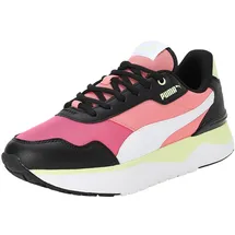 Puma R78 Voyage Sneaker, Black White-Carnation Pink, 36