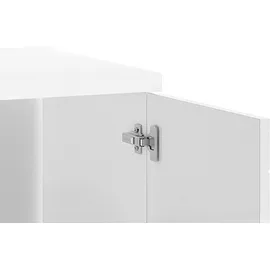 byLIVING Waschbeckenunterschrank Nebraska 80 x 59 x 31,5 cm Weiß