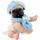 Berjuan Anireal Zimtfarbener Mops Welpenpuppe 35 Cm - Beige