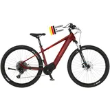 Fischer Montis 7.0I Mountainbike (Laufradgröße: 29 Zoll, Rahmenhöhe: 49 cm, Unisex-Rad, 630 Wh, Rot )