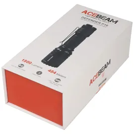 AceBeam P16 taktische Taschenlampe, Defender P16, Dual Tail Switch Design, inklusive AceBeam 18650 3100mAh Akku