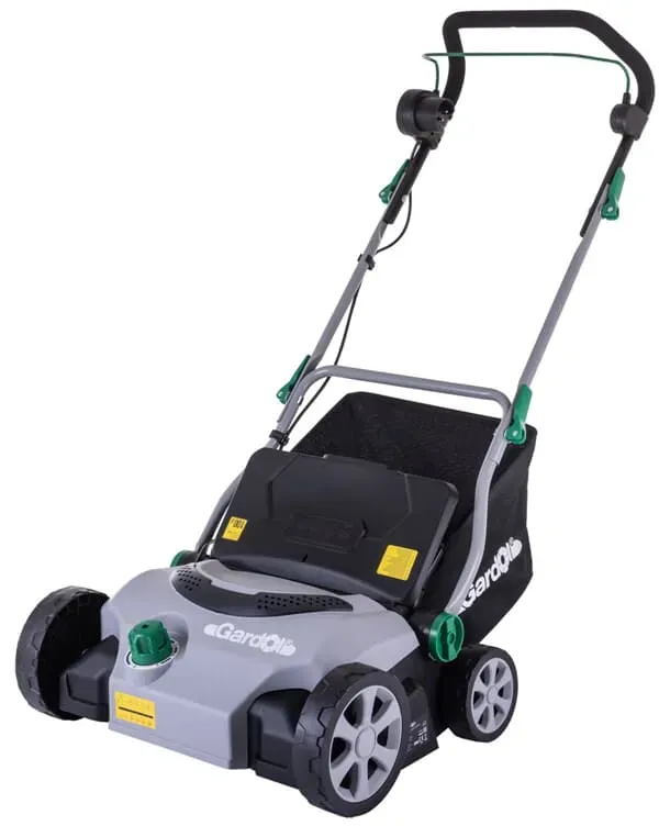 Gardol Elektro Vertikutierer GVL-M-1800-37cm Arbeitsbreite 45L Fangkorb 700m2