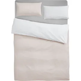 OTTO home Mila2 Mako-Satin Beige 135 x 200 cm + 2 x 40 x 80 cm